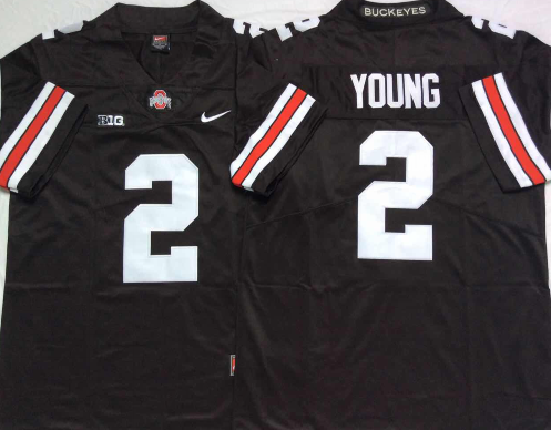Men's Ohio State Buckeyes Chase Young #2 Black Jersey